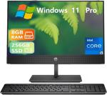 HP EliteOne 600 G4 21.5" AIO i5 8GB 256GB SSD All-in-One Desktop Win11Pro WiFi