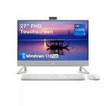 Dell 27 All-in-One Desktop Computer, Core 7 150U(Up to 5.5 GHz), 27" FHD IPS Touch Display, Windows 11 Pro, 64GB DDR5, 2TB SSD, Wireless KB & Mouse, NVIDIA GeForce MX570A GDDR6, Wi-Fi 6E