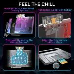 GIGABYTE AORUS GeForce RTX 5090 Xtreme WATERFORCE WB 32G Graphics Card, WATERFORCE Water Block Cooling System, 32GB 512-bit GDDR7, GV-N5090AORUSX WB-32GD Video Card