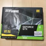 New - Zotac GeForce GTX 1650 Gaming OC 4GB GDDR6 1650 BOX with RX 550 inside
