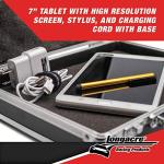 Vehicle Scale, XLI, Electric, 15 in Square, 1500 lb Capacity Pad, Wireless, Case/Controller/Pads, Aluminum, Natural, Kit