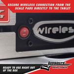 Vehicle Scale, XLI, Electric, 15 in Square, 1500 lb Capacity Pad, Wireless, Case/Controller/Pads, Aluminum, Natural, Kit