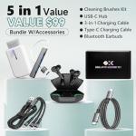 HP 255 G10 Business and Study Laptop 2025 Updated, 15.6" FHD, AMD Ryzen 7 7730U (64GB RAM | 2TB SSD), Numeric Keypad, Webcam, Windows 11 Pro, WiFi 6& Bluetooth with G255 5-in-1 Accessory Kit Box