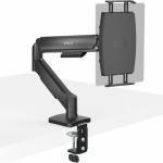Height Adjustable Tablet Desk Mount for 2-in-1 Laptops & 15.6" Monitors, VESA 10