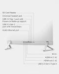 Dell 27" All-in-One Desktop Computer - 27" FHD Touchscreen, Intel 10-Core 7-150U (Up to 5.4GHz), NVIDIA GeForce MX570A, 64GB RAM, 2TB SSD, Windows 11 Pro, Wi-Fi 6E, Wireless KB & Mouse (White)