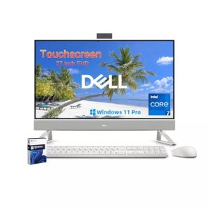Dell 27 All-in-One Desktop Computer, 27" Touchscreen FHD IPS Display, Core 7 150U(Up to 5.5 GHz), Windows 11 Pro, 32GB RAM, 1TB SSD, Wireless KB & Mouse, NVIDIA GeForce MX570A GDDR6, Wi-Fi 6E
