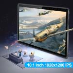 Tablet 10 Inch Android 11, 4GB RAM 64GB ROM 1920x1200 IPS w Keyboard/Mouse