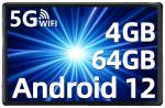 SGIN Tablet 10.1 inch Android 12 with 4GB RAM 64GB ROM Bluetooth Dual Camera
