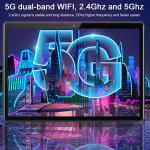 Tablet 10 Inch Android 11, 4GB RAM 64GB ROM 1920x1200 IPS w Keyboard/Mouse