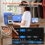 MZK A3+ XP600 Gen2 F1080 Upgraded DTF Printer,Auto Cleaning Maintenance+Ink Anti-Clog Filter,2X-Speed Compared to L1800,5" Rotatable Touch Screen,Dual Ink Level Alert,Film Cutter,Gift Ink 2 Years