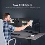 VIVO Single Laptop Desk Mount for Tablets, 2-in-1 Laptops, & Portable Monitors