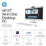 HP 27 All-in-One Desktop Computer, 27" FHD Touchscreen, Intel Ultra 7-155U(12-core), 64 GB DDR5, 2 TB SSD, Adjustable Angle, WiFi 6, Windows 11 Pro & Microsoft Office License, with Bonus Accessories