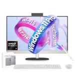 HP 27" All-in-One Touchscreen Desktop PC (2026), AMD Ryzen AI 7 350 (50 NPU Tops), Copilot+ PC, 64GB DDR5 RAM, 4TB SSD, FHD IPS Micro-Edge Display, Windows 11 Pro, Wi-Fi 6, Wireless KB & Mouse