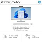 HP 27 All-in-One Desktop Computer, 27" FHD Touchscreen, Intel Ultra 7-155U(12-core), 64 GB DDR5, 2 TB SSD, Adjustable Angle, WiFi 6, Windows 11 Pro & Microsoft Office License, with Bonus Accessories