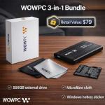 Dell 16 FHD+Touchscreen Business Laptop - AMD Ryzen 7 250 (Beat Core 7 150U) | 64GB DDR5 | 4TB SSD + 500GB External | Backlit Keyboard | AI Copilot Key | Windows 11