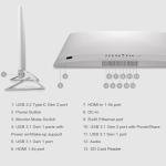 Dell Inspiron All-in-One Touchscreen Desktop, 23.8" FHD Display, Intel Core i7-1355U (Beats Ryzen 9-5900X), 64GB RAM, 2TB PCIe SSD, IR Camera, SD Card Reader, Wi-Fi 6, Wireless KB & Mouse, Win 11 Home