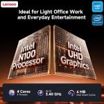 Lenovo A100 23.8" All-in-One Desktop, Intel N100, 16GB RAM 512GB SSD, Win11 Pro