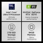 Lenovo Legion 7i Gaming Laptop 2026, Intel Core Ultra 9 275HX(up to 5.4 GHz), NVIDIA GeForce RTX 5070, 16" 2.5k 240Hz OLED, 64 GB DDR5, 4 TB SSD, Backlit KB, Wi-Fi 7, Windows 11 Pro, Accessories