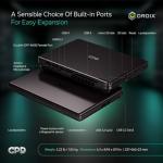 GPD Win MAX 2 2025 Handheld Gaming PC with AMD Ryzen 7 8840U, Radeon 780M GPU, 32GB RAM, 4TB SSD, OcuLink, 10.1" IPS Display, Gaming Controls, Keyboard and touchpad