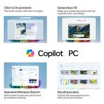 Dell Inspiron 14 7445 2-in-1 Laptop 14" WUXGA Comfortview Touch AMD 6-core Ryzen 5 8640HS (>i7-1355U) 64GB DDR5 2TB SSD Backlit for Designer Business Professional Work Win11Pro