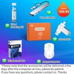 HP 27" All-in-One Touchscreen Desktop Computer, Next Gen AI PC, AMD Ryzen AI 7 350 (8-Core), 64GB DDR5, 4TB SSD, Webcam, Wi-Fi 6, Bluetooth 5.4, Wireless Keyboard & Mouse, Windows 11 Pro, Accessories