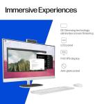 HP 27" All-in-One Touchscreen Desktop Computer, Next Gen AI PC, AMD Ryzen AI 7 350 (8-Core), 64GB DDR5, 4TB SSD, Webcam, Wi-Fi 6, Bluetooth 5.4, Wireless Keyboard & Mouse, Windows 11 Pro, Accessories