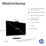 HP 27" All-in-One Touchscreen Desktop Computer, Next Gen AI PC, AMD Ryzen AI 7 350 (8-Core), 64GB DDR5, 4TB SSD, Webcam, Wi-Fi 6, Bluetooth 5.4, Wireless Keyboard & Mouse, Windows 11 Pro, Accessories