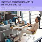 HP 23.8" FHD Touchscreen Next Gen All-in-One Desktop Computer for Office, AMD Ryzen AI 5 CPU, 64GB DDR5, 4TB PCIe SSD, HDMI, Type-C, Wi-Fi 6, Wireless KB&Mouse, Win11, Jet Black