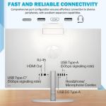 HP 24 23.8" FHD Touchscreen All-in-One Desktop PC, 13th Gen Intel Core i5-1334U• Intel UHD Graphics• 64GB RAM• 4TB PCIe SSD• HDMI• Anti-Glare• Wi-Fi 6, Business AIO, Windows 11 Pro, White