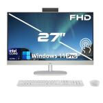 HP 27" FHD Touchscreen Business All-in-One Desktop Computer, Intel 12-core Ultra 7 155U (Beats i7-1355U), Wireless KB & Mouse, Wi-Fi 6, Windows 11 Pro, for Home or Work(64 GB RAM | 4 TB SSD)
