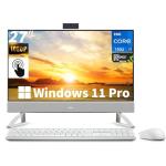 Dell All-in-One 27" Desktop - 27 inch FHD Touchscreen, Intel Core 7 150U (Up to 5.4GHz), NVIDIA GeForce MX570A, 32GB DDR5 RAM, 1TB SSD, Windows 11 Pro for Office & Home Work - White