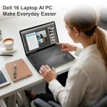 Dell 16 DC16250 Touchscreen Business Laptop, Intel Core 7-150U (10-Core, Up to 5.4GHz), 16 Inch FHD+ IPS, Windows 11 Pro, AI Copilot, Backlit Keyboard (32GB DDR5 RAM, 2TB)