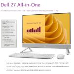 Dell 27 Inch All-in-One Desktop, Intel Core 7 150U, 32GB DDR5 RAM, 1TB SSD, FHD Touch Display, NVIDIA GeForce MX570A, Wi-Fi 6E, Bluetooth 5.3, Windows 11 Pro, for Home Office, Work and Everyday Use
