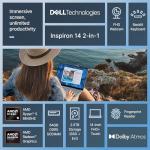 Dell Inspiron 2-in-1 Business Laptop with Lifetime MS Office, 14” FHD+ Touchscreen, AMD Ryzen 5, 64GB RAM, 2.5TB Storage (2TB SSD+500GB Ext), WiFi 6, Backlit Keyboard, MarxsolAccessory, Windows 11 Pro