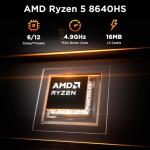 Dell Inspiron 2-in-1 Business Laptop with Lifetime MS Office, 14” FHD+ Touchscreen, AMD Ryzen 5, 64GB RAM, 2.5TB Storage (2TB SSD+500GB Ext), WiFi 6, Backlit Keyboard, MarxsolAccessory, Windows 11 Pro