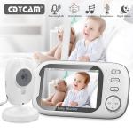 Cdycam New 3.5 inch Wireless Video Baby Monitor Night Vision Temperature Monitoring 2 Way Audio Talk Baby Nanny Security Camera