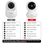 Fuers 5MP WiFi Camera Works With Tuya Smart Home Indoor Wireless IP Surveillance Camera Automatic Tracking Security Baby Monitor