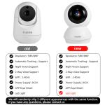 Fuers 5MP WiFi Camera Works With Tuya Smart Home Indoor Wireless IP Surveillance Camera AI Detect Security Baby Monitor