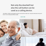 Smart Wireless Welcome Doorbell 300M Long Range 60 Melodies with US/EU/UK Plug for Home Office Security