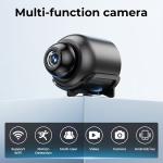 Mini 1080P Wireless Security Camera – Night Vision & Motion Alerts | Discreet Indoor Surveillance for Home, Office & Travel