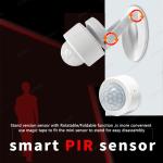 Zigbee 3.0 Smart Pir Motion Sensor Movement Human Body Infrared Detector Security Alarm Sensor Works With EWelink Home Assistant