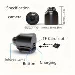 Mini 1080P Wireless Security Camera – Night Vision & Motion Alerts | Discreet Indoor Surveillance for Home, Office & Travel