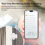 Zigbee Door Window Sensor Open Close Detector Smart Home Security Alarm Burglar Door Sensor Works With Alexa Home Assistant Z2M