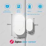 Zigbee Door Window Sensor Open Close Detector Smart Home Security Alarm Burglar Door Sensor Works With Alexa Home Assistant Z2M