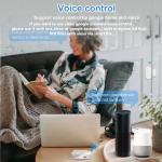 Zigbee Door Window Sensor Open Close Detector Smart Home Security Alarm Burglar Door Sensor Works With Alexa Home Assistant Z2M