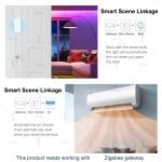 Zigbee Door Window Sensor Open Close Detector Smart Home Security Alarm Burglar Door Sensor Works With Alexa Home Assistant Z2M