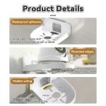 Punch-Free Security Surveillance Camera Stand New Traceless Wall-Mounted Bracket Home Self-Adhesive Drill-free Fixer 1pcs