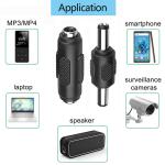 5.5x2.1mm DC Male Female Power Connector 12V/24V Adapter Jack Socket Plug Barrel for CCTV Security Camera LED Strip Adaptor