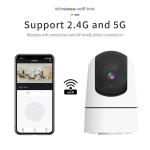 Tuya 5G WiFi IP Camera Indoor 6MP Wireless Security Surveillance Camera Auto Tracking Baby Monitor IR Night Vision 6x Zoom Cam