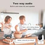 Tuya 5G WiFi IP Camera Indoor 6MP Wireless Security Surveillance Camera Auto Tracking Baby Monitor IR Night Vision 6x Zoom Cam